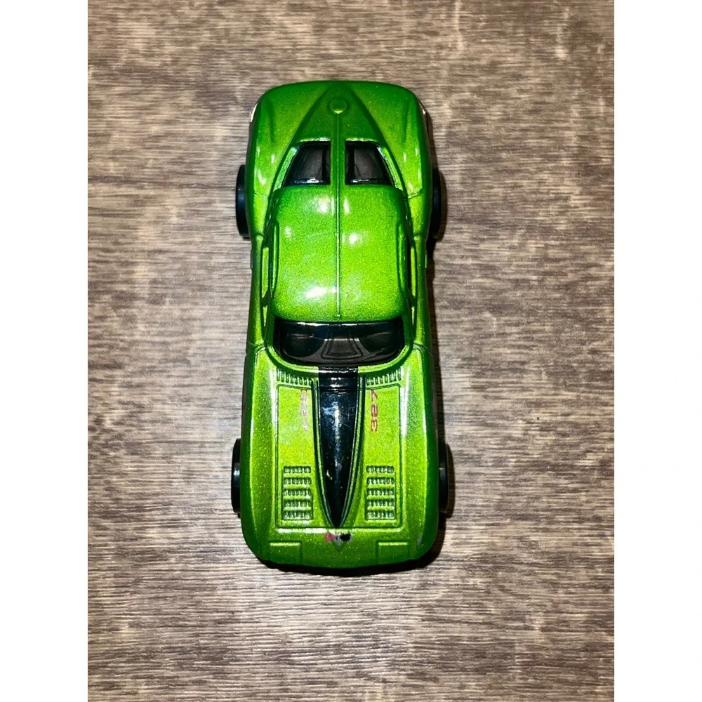 Hot Wheels‎ 1979 Corvette Stingray 327 Metallic Green w Black Stripes Loose EUC